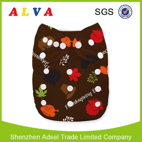 Quality Alva Baby Thanksgiving Cloth Diapers with Inserts for sale