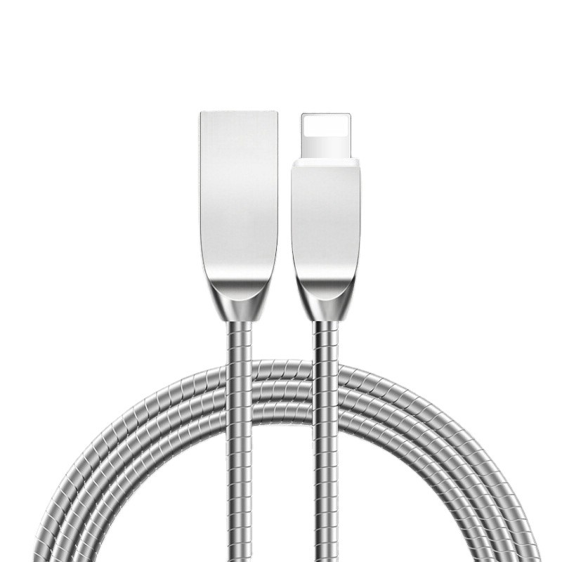 2.4A IPhone USB A to Lightning Cable 1m USB Data Transfer Cables Fast Charging for sale