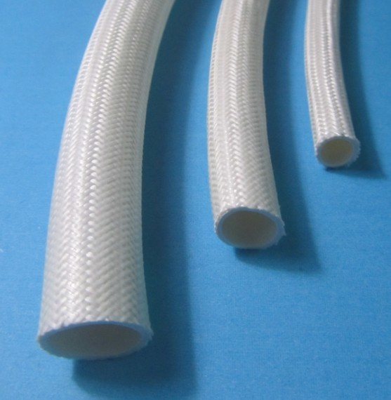 China With Silicone Coated Fiberglass Tubing , Silicone Cable Sleeve for sale