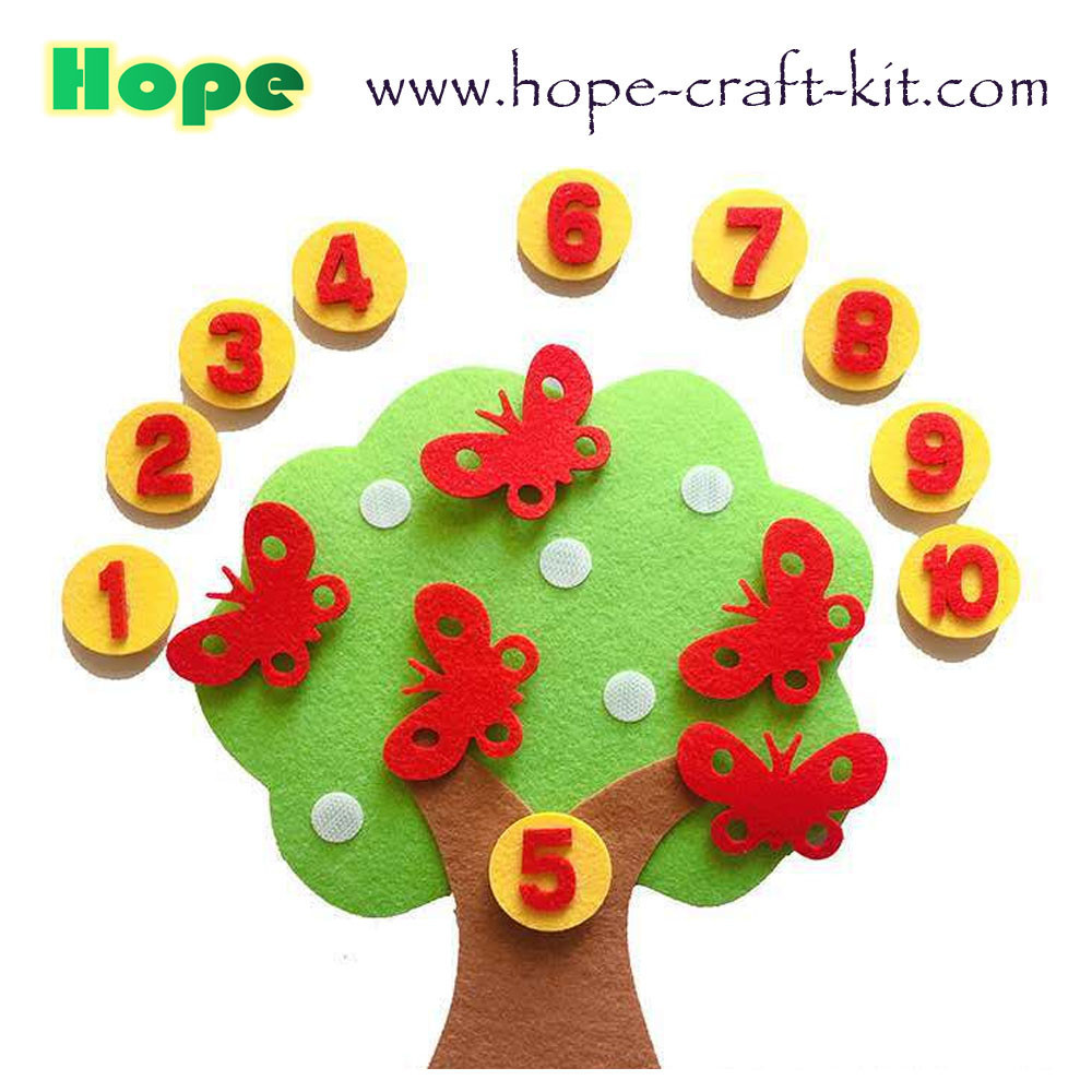 Buy cheap Felt DIY Material Kids Toddler Children Numbers Education Kits Teaching Aids from wholesalers