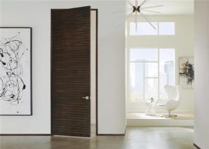 Cheap Modern Style Wooden Composite Front Doors Swing Open Eco - Friendly Nature Color wholesale