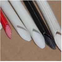 China Silicone Rubber Cable Sleeve Coated Fiberglass Insulating Tubefor Electrical for sale