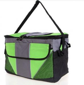 China Outdoor Insulated Lunch Bags For Adults , Green Cooler Bag Customized on sale