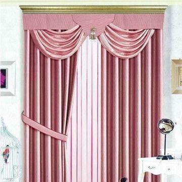 Quality Drape, New Style 100% Polyester Blackout Curtain with Embossing Plain Blackout Fabric for sale