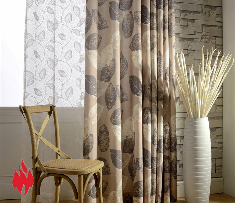 China Fire Retardant Curtain Fabrics, black out, high strength, good color fastness on sale