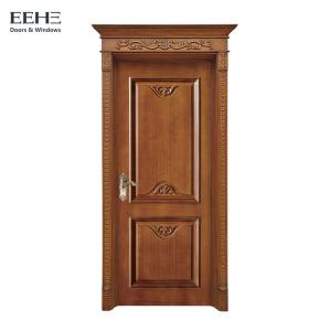 Cheap Polished Solid Wood Indoor Doors , Classic Interior Oak Doors wholesale