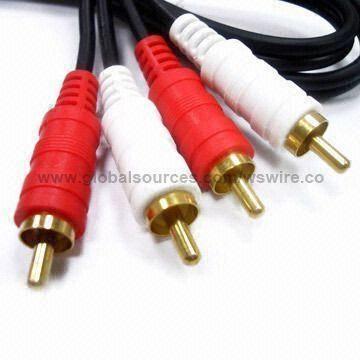 Quality Stereo Speaker Wire and Cable to Mini Jack, Mono Plug, RCA Connector for sale