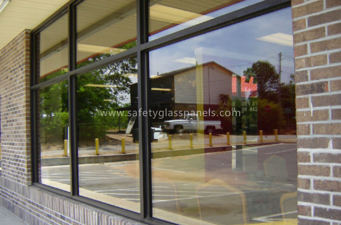 Bullet Proof Etched Insulated Glass Unit 12mm , Window Glass Thermal Insulation for sale