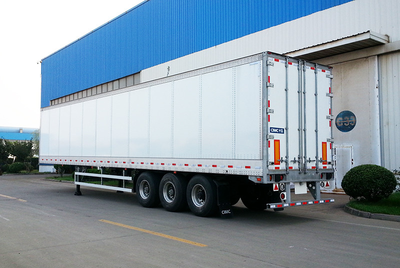 Cheap Truck Refrigerated Tractor Trailer Reefer Custom Cargo Trailers High Wall Thickness wholesale