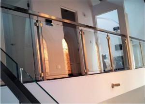 Cheap Easy Installation Apartment Balcony Railing Stainless Steel Building Railing Post Glass wholesale