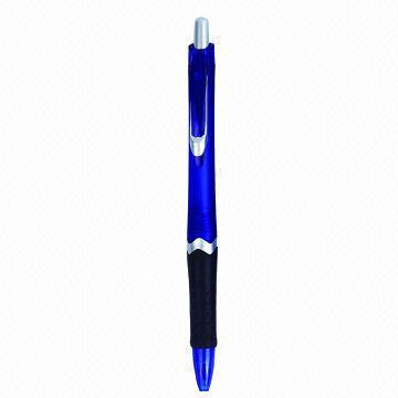 Cheap Plastic Click-action Ballpoint Pen, 14.5cm Length wholesale
