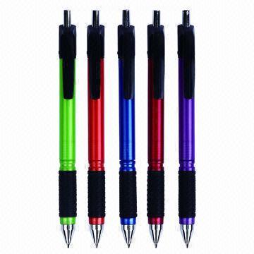 Buy cheap Plastic Click-action Ballpoint Pens, Lightweight Design from wholesalers