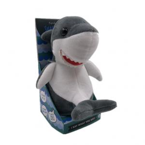 17cm 6.69'' Recording Plush Toy Shark Stuffed Animals & Plush Toys ROHS