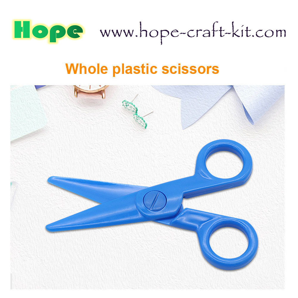 Cheap Whole Plastic Small Scissors Safe Colorful Hobbies DIY Material Tools for Kids Toddlers Teachers Preschool Hand-craft wholesale