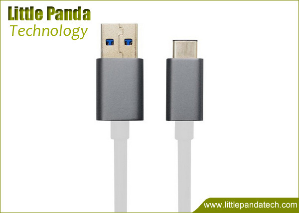 Aluminum Plated USB Data Cable USB 2.0 to USB 3.1 Type C USB Charging Cable Male to Male for sale