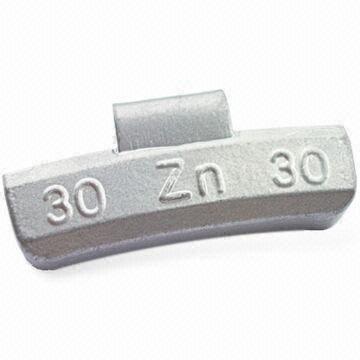 Cheap Zn Clip-on Weight for Passenger Cars Alloy Wheels, Can be Used More Than 10 Times wholesale