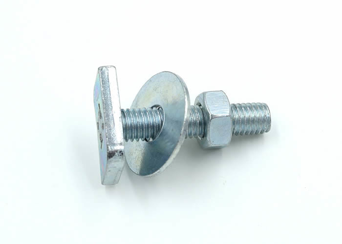 Cheap Galavanized Mild Steel Square Head Bolts with Hex Nuts and Flat Washers wholesale