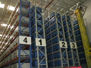 China Automatic Storage and Retrieval Pallet Racking System on sale