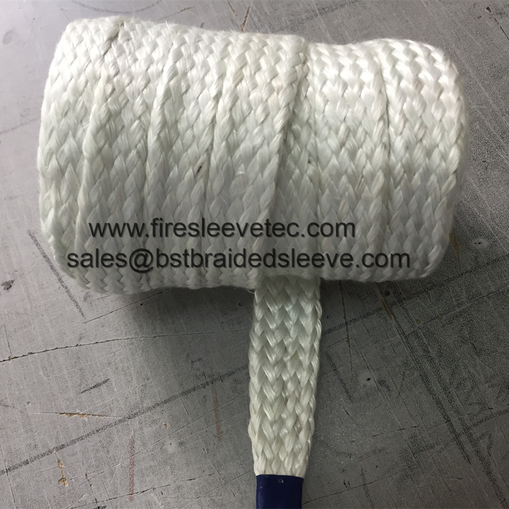 High Temperature Expandable Fiberglass Protective Sleeving for sale