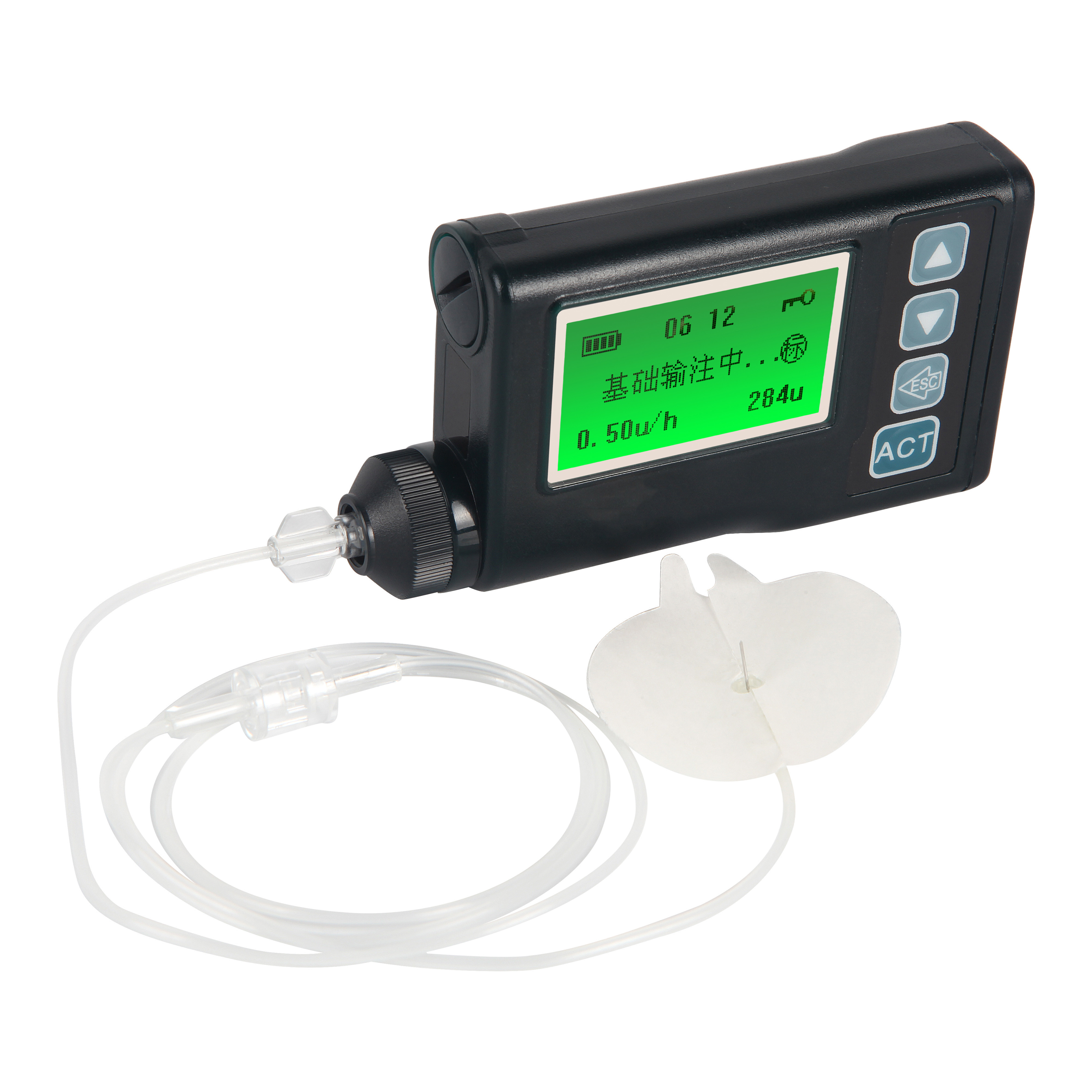 China Diabetic Insulin Pump Diabetic Testing Equipment With 1 AAA Alkaline Battery on sale