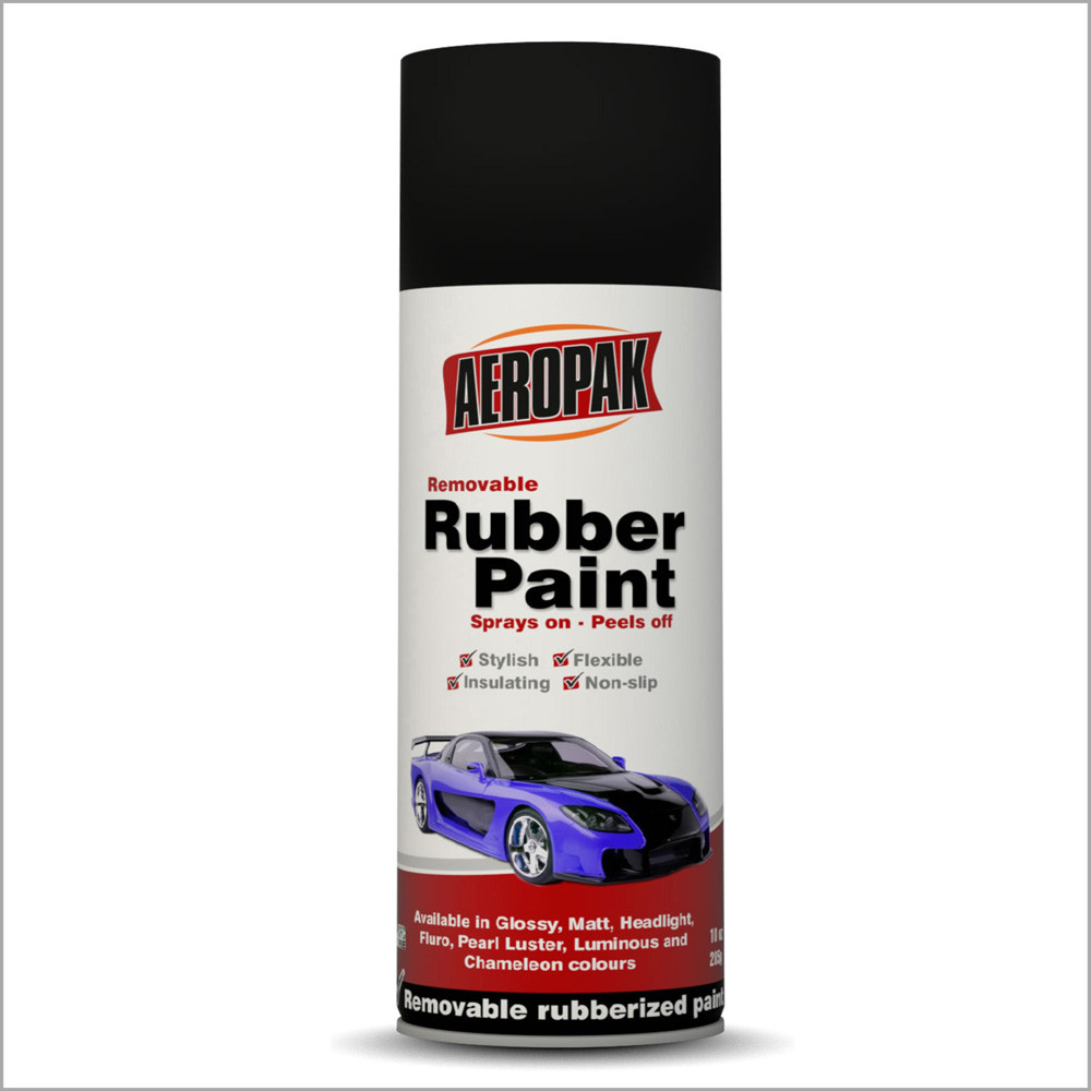 Cheap Aeropak Waterbased Rubber Spray Paint For Wood 400ml Car Coating Spray wholesale