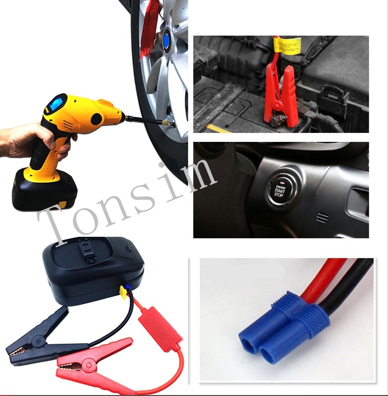 China Tonsim Fashion Electric Cordless car wheel Air Compressor portable tire inflator on sale