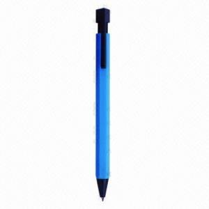 Cheap Plastic Click-action Ballpoint Pen, 14cm Length wholesale