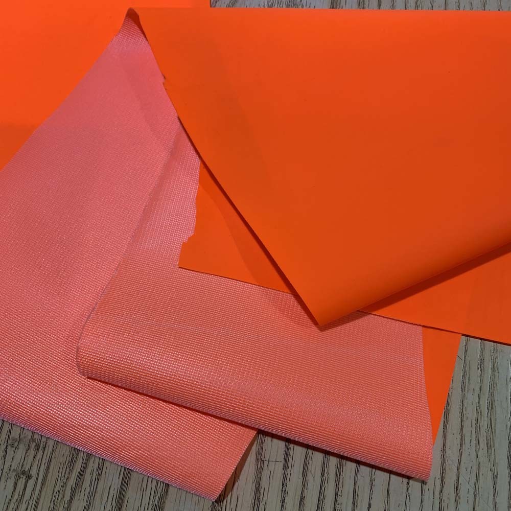 Cheap PU PVC Waterproof Coated Fabric , 48'' Polyester Lining Material Artificial Leather wholesale