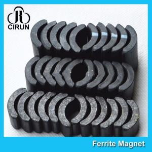 Cheap Powerful Ceramic Ferrite Arc Magnet , Sintered Permanent Magnets Customized wholesale
