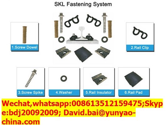 Quality SKL Type Railway Fastening System Nylon Rail Dowel Nylon Rail Dowel HDPE Plastic Dowel for sale