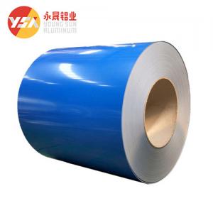 Cheap 1060 1050 1100 Pvc Prepainted Coating Color Aluminum Sheet Color Coated Coil For Gutter wholesale