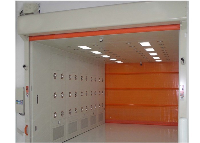 Cheap 3PH 380V Large Space Air Shower Tunnel With PVC Fast Rolling Door wholesale