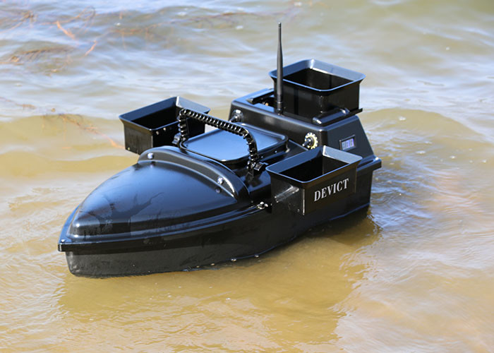 Buy cheap Black shuttle bait boat Style rc model / remote control fishing boat from wholesalers