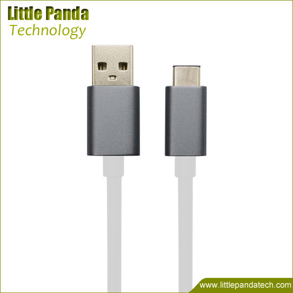 Aluminum Plated USB 2.0 to USB 3.1 Type C USB Charging Cable Male to Male for sale