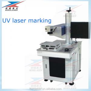China Herolaser Open Type 355nm UV Laser Marking Machine With Work Table on sale