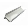 White Anodized Aluminum Window Profiles With Length Customized ISO 9001 Approved for sale
