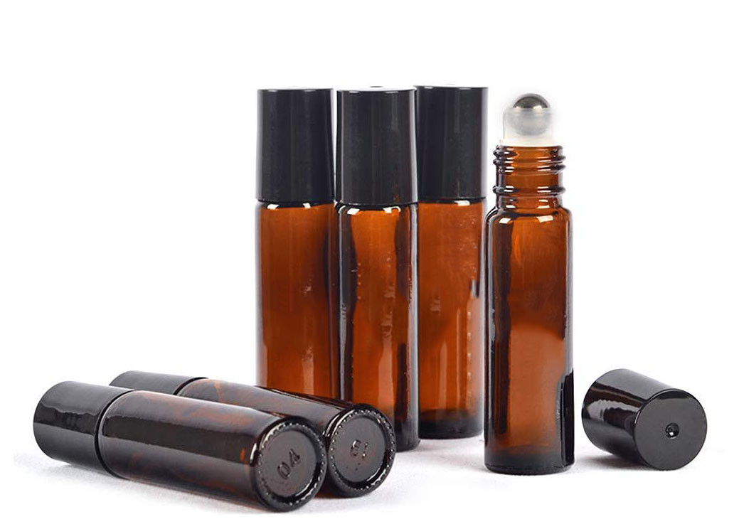 Cheap 10ML Essential Oil Roller Bottles With Stainless Steel Roller Ball wholesale