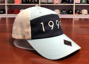 Cheap OEM Baseball Dad Hats Black And White Soft Printing 1998 Logo Weaving Plastic Buckle wholesale