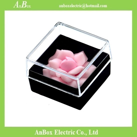 Cheap 16*16*1cm Poly Styrene Transparent Plastic Box With Cover wholesale
