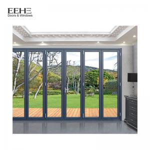 Cheap Multi Colors Aluminium Folding Doors With Stainless Steel Hinges And Rollers wholesale