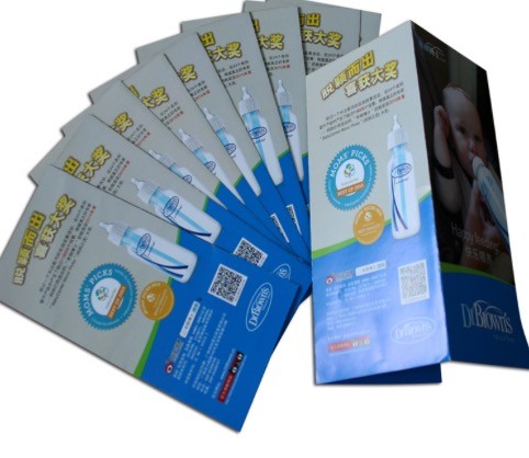 Cheap Custom Folding Brochure Advertising Flyer Foldable Flyers Leaflet Printing wholesale