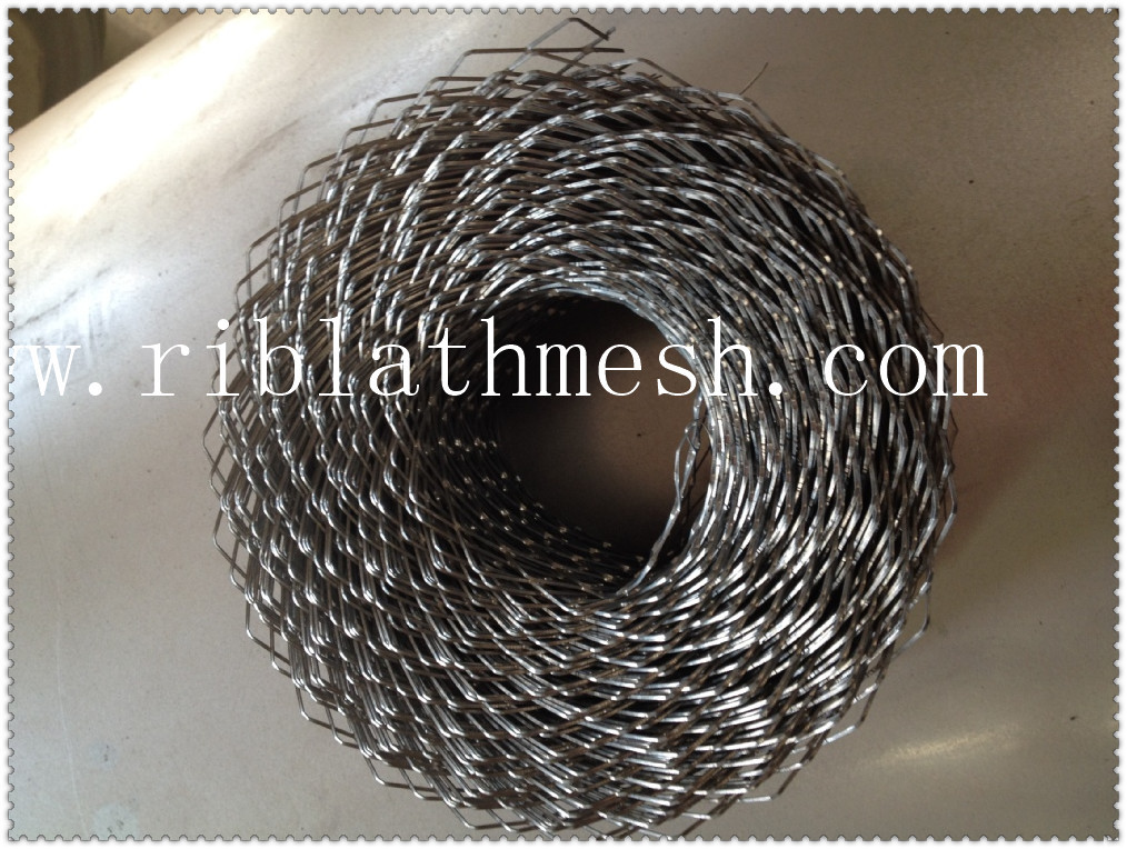 Quality 0.3-0.6mm Thickness Galvanized Steel Stucco Netting For Partition Slabs / Paving for sale