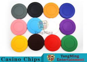 Cheap Roulette Dedicated / Solid Color ABS Poker Chips Can Be Custom or Print Logo wholesale
