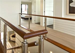 Cheap Top selling indoor stair railings cable stair stainless steel balusters wholesale