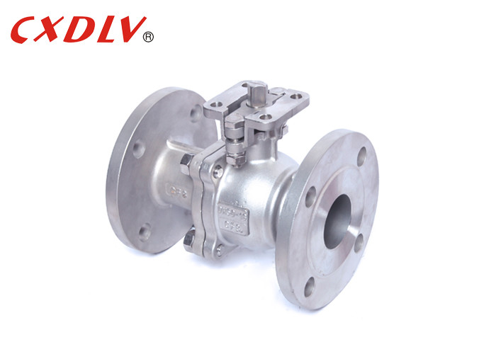 Cheap Electric Actuator High Pressure Full Port Two Piece Ball Valve Double Flange Ends wholesale