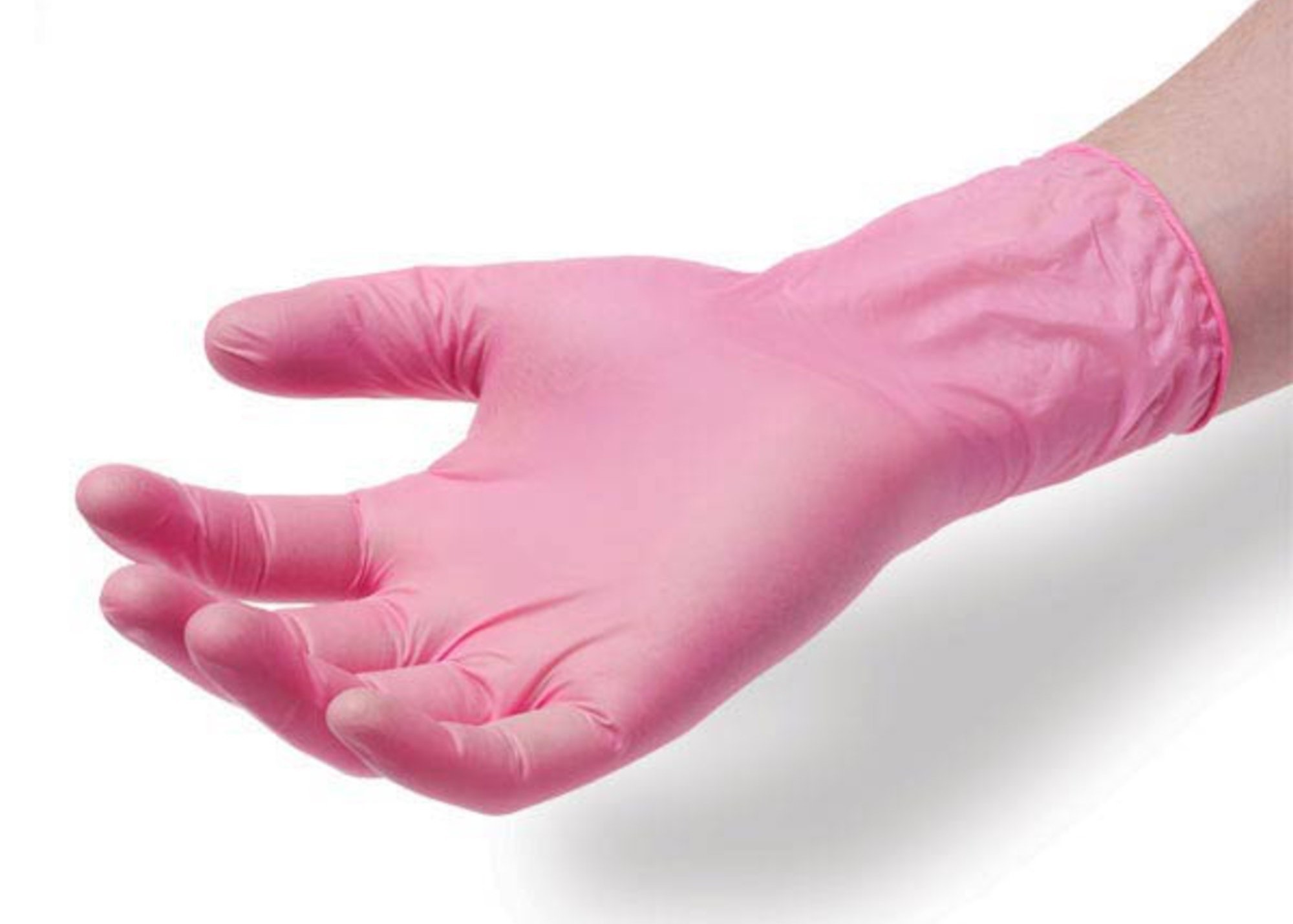 Cheap Pink Transparent PVC Disposable Hand Gloves Latex Free Disposable Vinyl Gloves wholesale