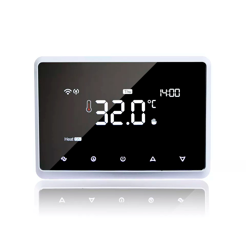 China Glomarket Tuya Wifi Thermostat , LCD Touch Screen Floor Heating Room Thermostat on sale