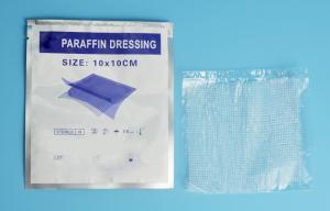 Cheap Soft Sterile Paraffin Gauze Dressing , Surgery Wound Care Vaseline Gauze Pad wholesale