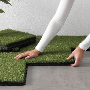 Cheap Fire Resistant Leisure Artificial Landscape Grass 15mm Height wholesale