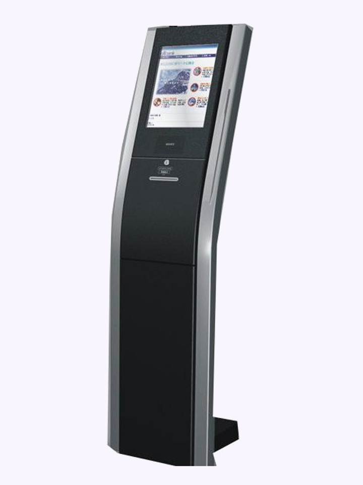 Cheap Floor Standing Interactive Information Kiosk Dust Proof Silk Print LOGO wholesale